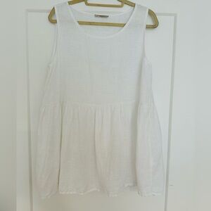Francesca Bettina Linen Tank